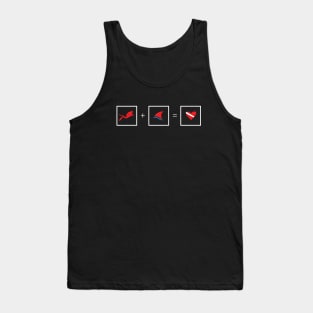 Love For Shark Diving - Funny Scuba Diving Tank Top